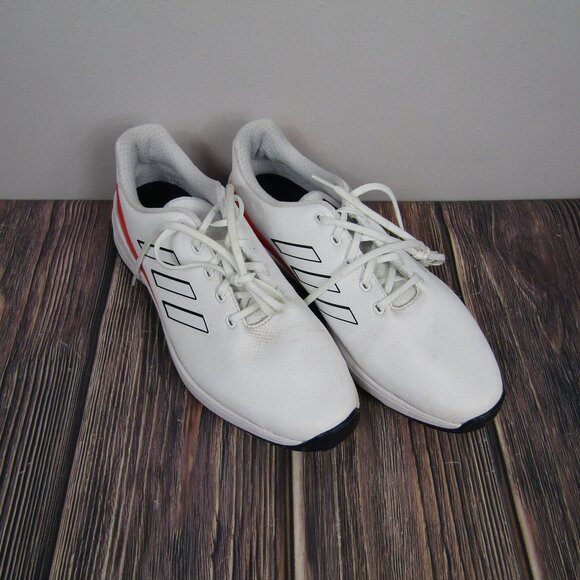 adidas | Shoes | Adidas Golf Shoes Mens Size 2 White Red  display picture 1